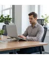 1 Çift Yapışkanlı Katlanabilir Laptop Standı – Mini Notebook Yükseltici, Taşınabilir Kaymaz Laptop Ayağı