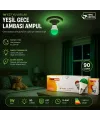 10 Adet 1w E27 Yeşil Yuvarlak Gece Lambası Led Ampul Eamp-075