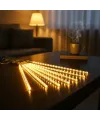 10'lu 45 Cm Plastik Meteor Led Usb 2m Kablo Sarı Renk Ağaç Işığı – Renk Değiştiren Asmalı Dekoratif Bahçe Ve Dış Mekan Aydınlatması