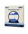 10 Inc - 25cm Renkli Sulu Cam Kum Saati Hareketli Ayna Modeli
