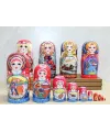 10lu Ahşap Matruşka Seti IEG4389
