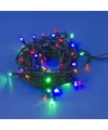 10 M 100 Led Pilli 2 Kademeli RGB Işık Siyah Kablo