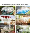 10 Metre Kendin Yap Açık Alan Serinletme Sistemi  Nozzle Başlıklı Bahçe ve Teras Nemlendirme Seti