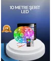 10 Metre Usb Smart Şerit Led Kumandalı Telefon Kontrollü