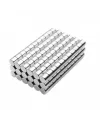 100 Adet 4x4 mm Yuvarlak Neodyum Mıknatıs N35 Güçlü Magnet Nikel Kaplama