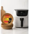100 Adet Airfryer Kağıdı Su Geçirmez Yağ Tutmaz Pişirme Altlığı