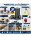 100 Adet Mıknatıs 17x3 Mm Yuvarlak Güçlü Mıknatıs Disk Mıknatıs