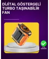 100 Kademeli Hız Ayarlı Taşınabilir Bel Ve Boyun Fanı