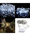 100 Ledli 8 Fonksiyonlu 10 Metre Led Aydınlatma Dekor Lambası (beyaz)
