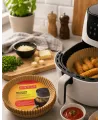 100 Parça Airfryer Kağıdı Tek Kullanımlık Temiz Pişirme Kağıdı