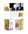 1000 Ml Crystal Head Kuru Kafa İçecek Şişesi