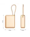 10.000mAh LCD Göstergeli Type-C Giriş & Çıkışlı 20W Dahili Type-C Kablolu Powerbank