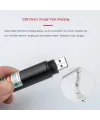100MW Desen Başlıklı USB Şarjlı Yeşil Lazer Pointer