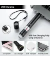 100MW Desen Başlıklı USB Şarjlı Yeşil Lazer Pointer