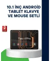 10.1 İnç Android Tablet Klavye Ve Mouse Setli 5g Destekli