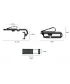 1080° Dönebilen Çok Fonksiyonlu Telefon Tutucu
