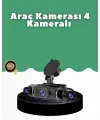 1080p 4 Kanallı Araç Kamerası Gps + Wifi + G Sensör Destekli