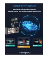 1080p Dash Cam Full Hd Araç İçi Kamera Ön Arka Ve İç Kayıt 3 Kamera Gece Görüşlü G Sensör Geniş Açı