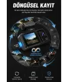 1080p Hd 3 Kameralı Araç Kamerası Ön Arka İç Kayıt Ve Park Destekli Gece Görüşlü