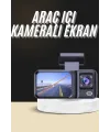 1080p Sürüş Kaydedici 2 İnç Araç Araba Ön İç Arka Dvr Ips Ekran