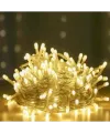 10m 100 Led Damla Uçlu Gün Işığı Şeffaf Kablo