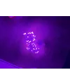 10m 100 Led Damla Uçlu Pembe Işık Şeffaf Kablo Mz-17-9
