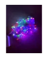 10m 100 Led Damla Uçlu RGB Işık Şeffaf Kablo
