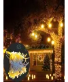 10m 100 Led Ip65 Dış Mekan Led Işık Beyaz Kablo