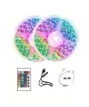 10m Şerit Led İç Mekan Renkli Rgb Şerit Led Kumandalı