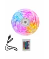 10m Şerit Led İç Mekan Renkli Rgb Şerit Led Kumandalı