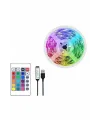 10m Şerit Led İç Mekan Renkli Rgb Şerit Led Kumandalı
