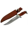 111 Rambo Bıçağı 32 Cm - Ahşap Metal Saplı, Perçinli