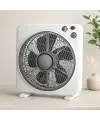 12 inç Kutu Vantilatör 40W 3 Kademe Zaman Ayarlı