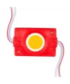 12 Volt 2.4 Watt Kırmızı COB LED Modül - 40x22 mm