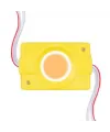 12 Volt 2.4 Watt Sarı COB LED Modül - 40x22 mm