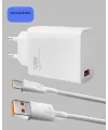 120 Watt Hızlı Şarj Adaptörü Samsung S20 S21 S22 S23 Uyumlu