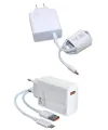 120 Watt Turbo Hızlı Şarj Aleti Seti Hızlı Şarj Adaptörü Beyaz