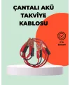 1200a Takviye Kablosu Araç Acil Yardım 2 Metre Güçlü Maşa