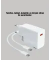 120w Güçlü Hızlı Şarj Adaptörü Ve Type-c Kablo Seti – Güvenli Şarj Teknolojisi
