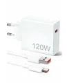 120w Şarj Aleti Hızlı Çift Turbo Şarj Aleti Seti Beyaz