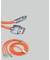 120w Şarj Destekli 3’ü 1 Arada Çoklu Şarj Kablosu – 1.2 Metre