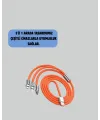 120w Şarj Destekli 3’ü 1 Arada Çoklu Şarj Kablosu – 1.2 Metre
