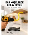 12’li Akrobat Bits Vidalama Seti Esnek Uç Çok Yönlü Kullanım Yeni Nesil