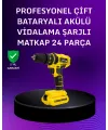 12v Akülü Matkap | 20-30 Nm Tork, Çift Hız Ayarı Ve Led Işık