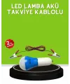12v Led Ampul Anahtarlı Kablolu Pratik Aydınlatma