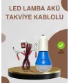 12v Led Ampul Timsah Kıskaçlı Taşınabilir Aydınlatma