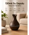 130ml Aromaterapi Difüzörü Hava Nemlendirici 7 Renk Led Işıklı