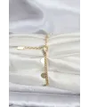 ietaks™ 14K Gold Renk Kaplama Kalpli Model CM Kadın Bileklik