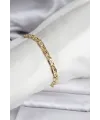 ietaks™ 14K Gold Renk Kaplama Zincir Model CM Kadın Bileklik