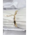 ietaks™ 14K Gold Renk Kaplama Zincir Model CM Kadın Bileklik